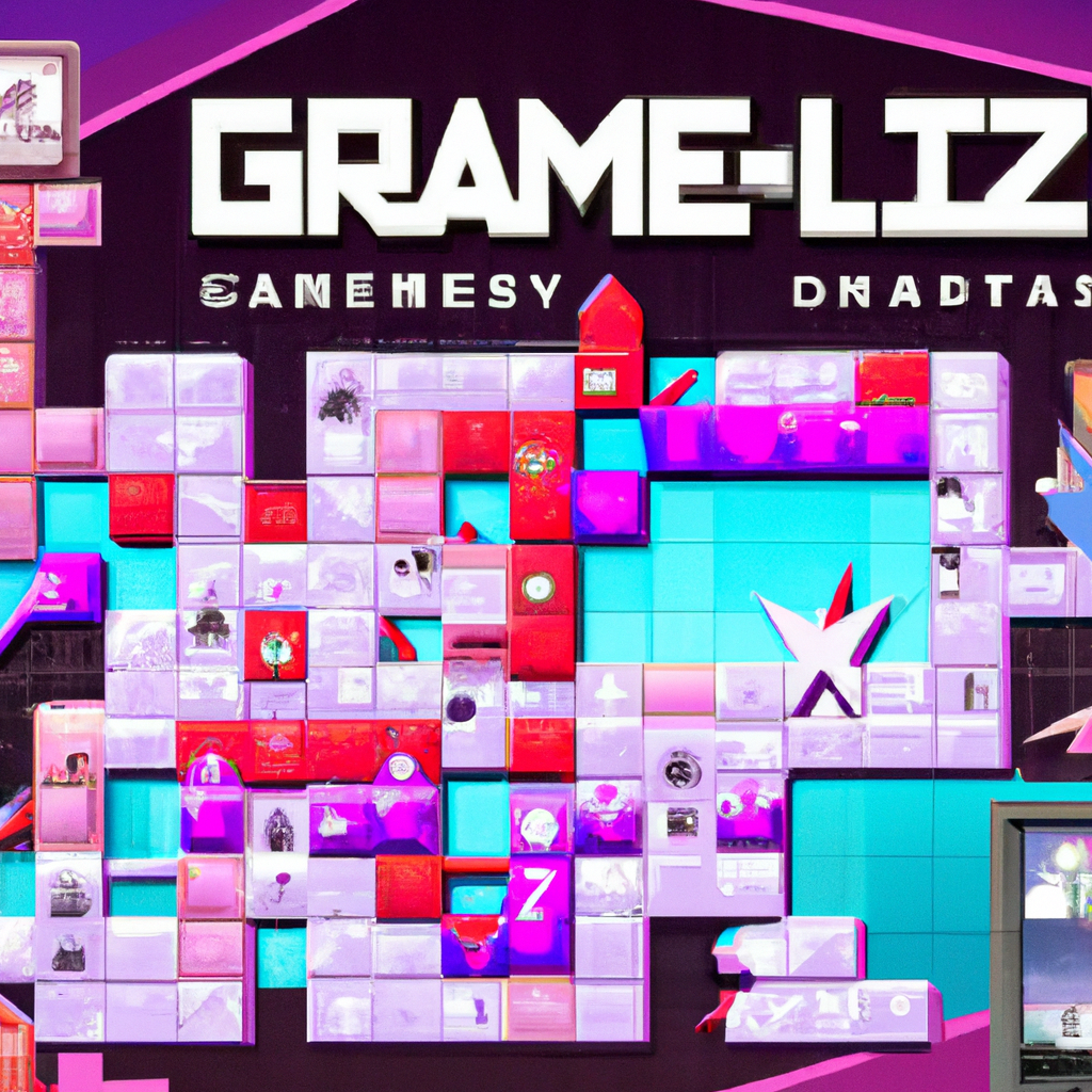 screenshot: pixel puzzler level
